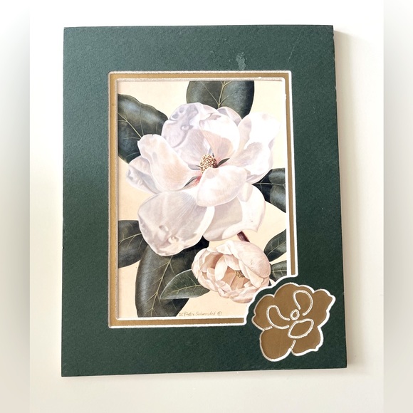 Waltraud Fuchs von Schwarzbek “Morning Magnolia” Print 10”x8” - Picture 1 of 8